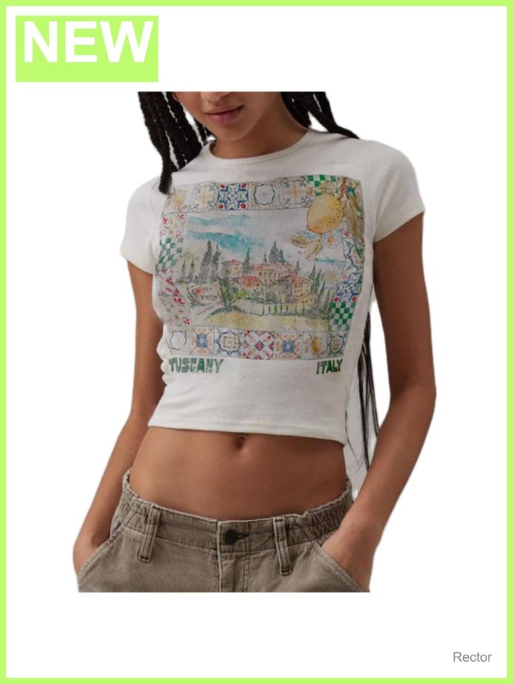 Y2K Graphic Crop Top Baby Tee Short Sleeve Round Neck Slim Fit Summer